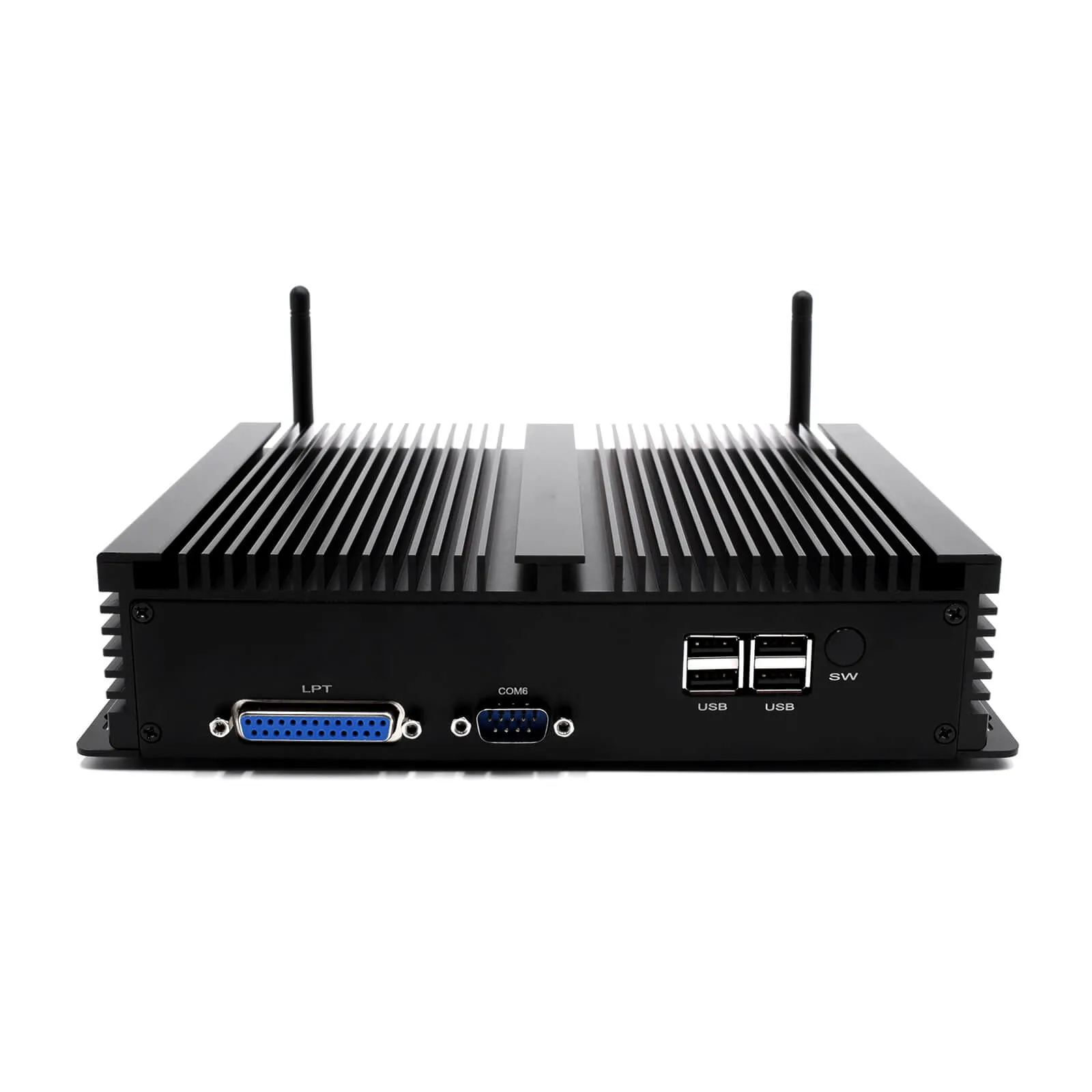 Industrial Fanless Mini PC with 6 COM Ports
